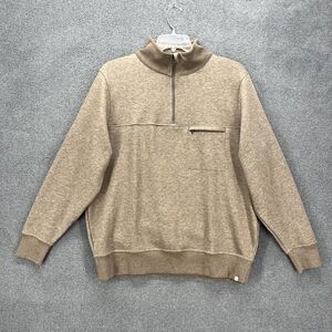 Tasc Performance Sweatshirt Mens XL Brown Pullover Sweater Organic Bamboo pocket